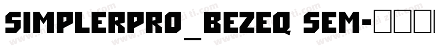SimplerPro_BEZEQ Sem字体转换